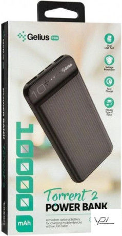 Дополнительная батарея Gelius Pro Torrent 2 GP-PB10-151 10000mAh Black (12 мес)