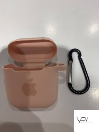 Чохол Silicone case for AirPods pudra