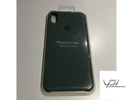 Чехол Original Soft Case iPhone Xmax Wood Green (58)