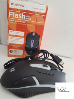 Мишка Defender Flash MB-600L Black (52600)