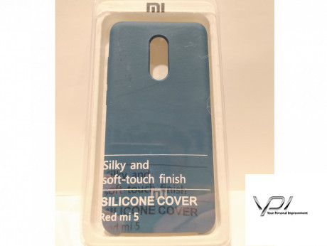 Silicone Case for Xiaomi Redmi 5 Cobalt Blue (40)