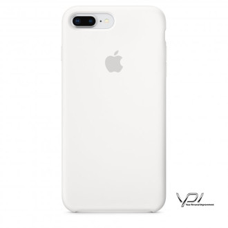 Silicone Case Full Cover iPhone 8 Plus white