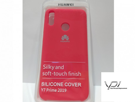 Silicone Case for Huawei Y7 2019 Red (14)
