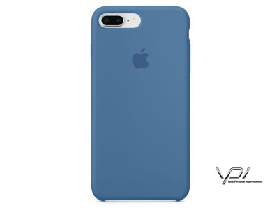 Silicone Case Full Cover iPhone 8 Plus blue