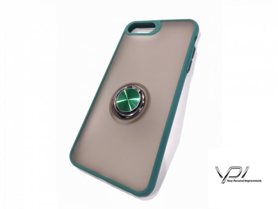 Чохол Totu Copy Ring Case iPhone 6P/7P/8P Green+Black
