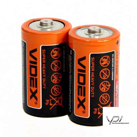 Батарейка Videx R20 (1шт)