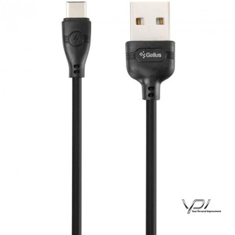 USB Cable Gelius Pro WineGlass Type-C Black (1m)