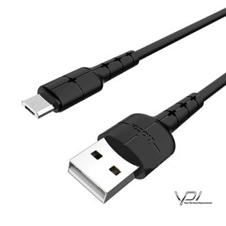 Кабель Hoco X30 Star Charging USB - MicroUSB 2.0A/1.2m (Чорний)