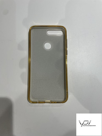 Remax Glitter Silicon Case Huawei Y7 Prime (2018) Gold