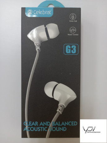 Навушники Celebrat G3 white