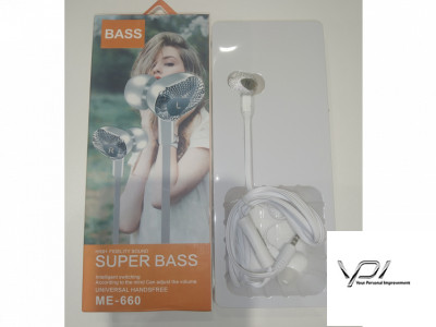 Навушники Bass ME-660 білі