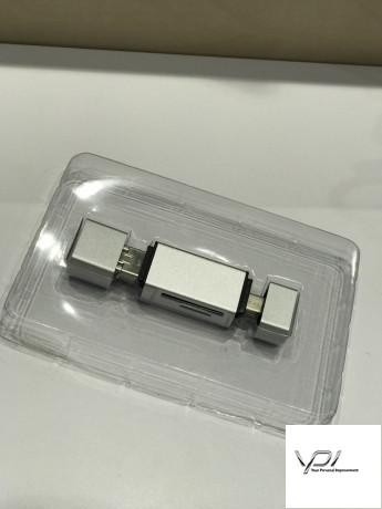 USB/OTG card reader silver