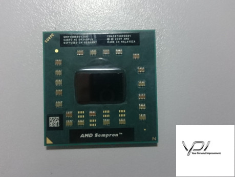 Процесор AMD Sempron M100, SMM100SB012GQ, 1x128 КБ, 2x512 КБ кеш-пам'яті, тактова частота 2,00 ГГц, Socket S, б/в