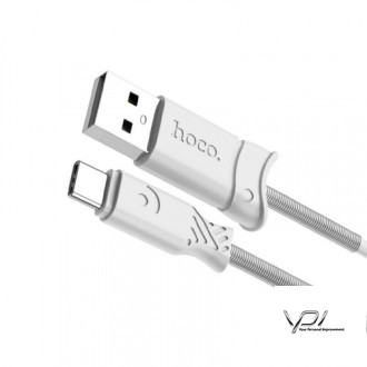 Кабель Hoco X24 Pisces USB - Type-C 2.4A/1m (Білий)