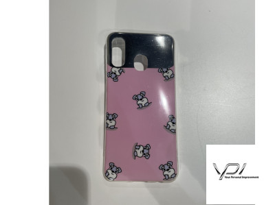 Mirror Silicon Case for Samsung A405 (A40) Pink