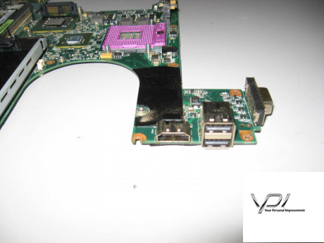 Материнська плата для ноутбука Lenovo SL500, ROCKY 40/50 DDR2 VGA Rev 2.2, Б/В.