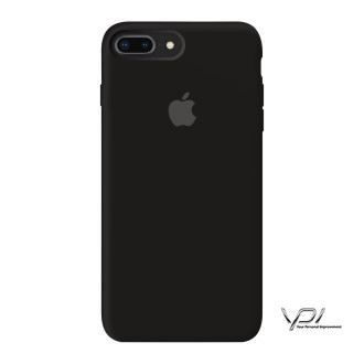 Silicone Case Full Cover iPhone 8 Plus black