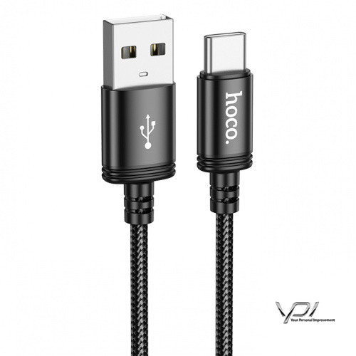 Кабель Hoco X89 Wind USB - Type-C 3A/1m (Чорний)