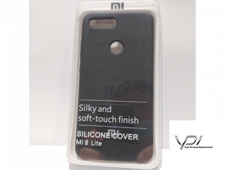 Silicone Case for Xiaomi Mi8Lite Black (18)