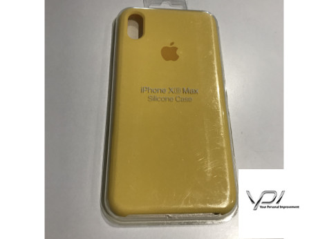 Чехол Original Soft Case iPhone Xmax Yellow (4)