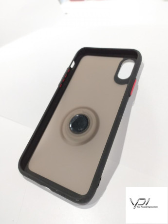 Чохол Totu Copy Ring Case iPhone X/XS Black+Red