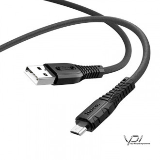 Кабель Hoco X67 USB - MicroUSB 2.4A/1m (Чорний)