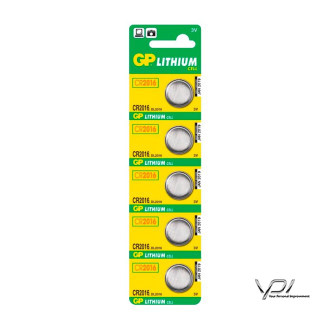Батарейка Lithium CR2016 GP (CR2016-U5) (1шт)