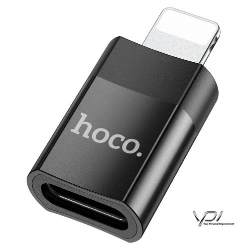 Перехідник Hoco UA17 iP Male to Type-C female USB2.0 adapter (Чорний)