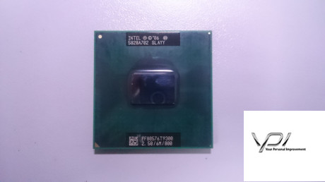 Процесор Intel Core 2 Duo T9300, SLAYY, 6 МБ кеш-пам'яті, тактова частота 2,50 ГГц, Socket PGA478, BGA479, б/в