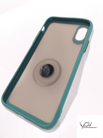 Чохол Totu Copy Ring Case iPhone X/XS Green+Black