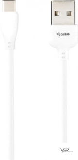 USB Cable Gelius Pro WineGlass Type-C White (1m)