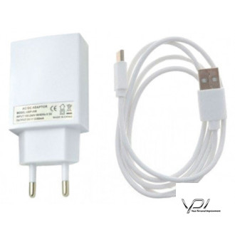 СЗУ USB Original Quality LG + cable Type-C 1A White