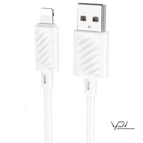 Кабель Hoco X88 Gratifield USB - Lightning 2.4A/1m (Білий)