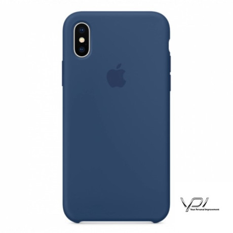 Silicone Case Full Cover iPhone X/Xs blue