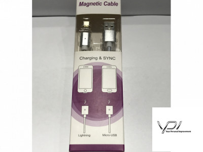 USB Magnetic Cable Type-C, Silver