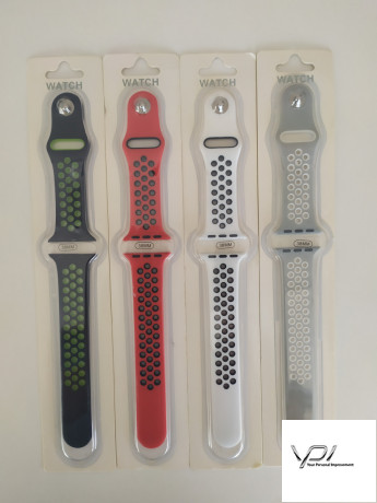 Ремінець 38mm Apple Watch Silicone перфорація два кольори