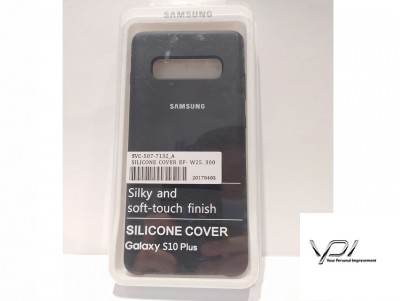 Silicone Case for Samsung S10+  Black (18)