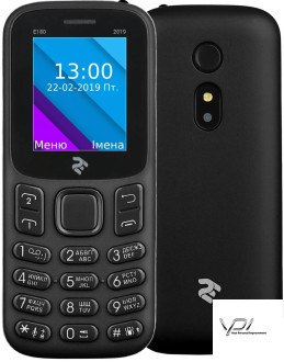 Мобільний телефон 2E E180 2019 2SIM Black