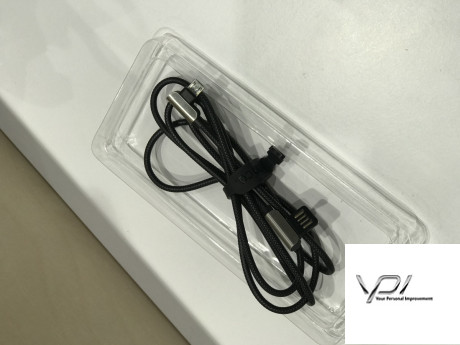 USB Cable Hoco U42 Exquisite Steel MicroUSB (L Shape) Black 1.2m