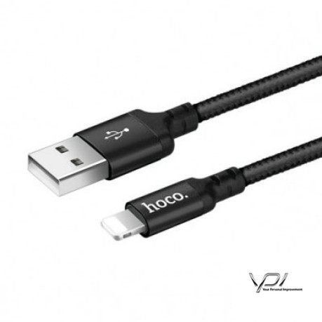 Кабель Hoco X14 Times Speed USB - Lightning 2.4A/1m (Чорний)