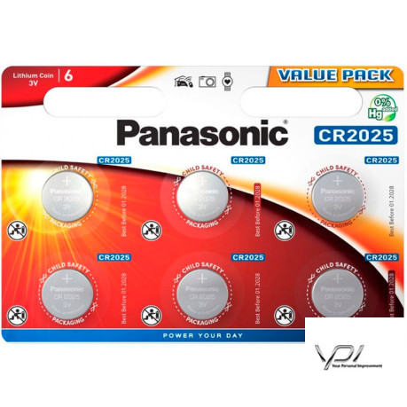 Батарейка Lithium CR2025 Panasonic (1шт)