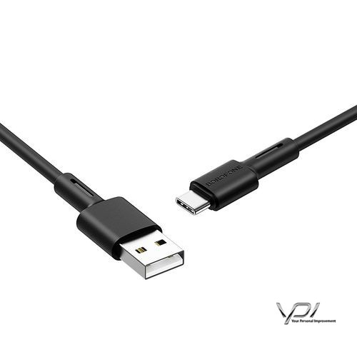 Кабель Borofone BX31 Silicone USB - Type-C 5.0A/1m (Чорний)