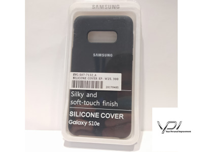 Silicone Case for Samsung S10e  Black (18)