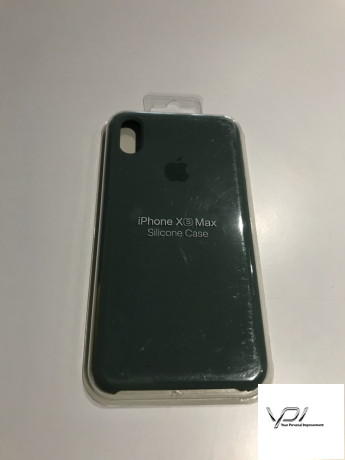 Чехол Original Soft Case iPhone Xmax Wood Green (58)