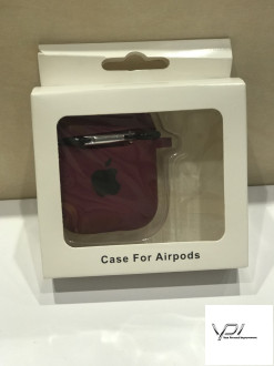Чохол Silicone case for AirPods marsala