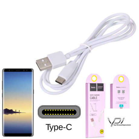 USB Cable Hoco X1 Rapid Type-C White 1m