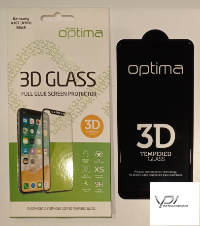 Захисне скло Optima 3D for Samsung A107 (A10s) Black