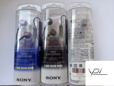 Навушники Sony MDE-EX155AP pink