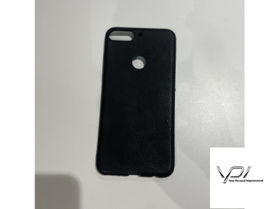 Back Cover Leather Huawei Y7 Prime (2018) Black