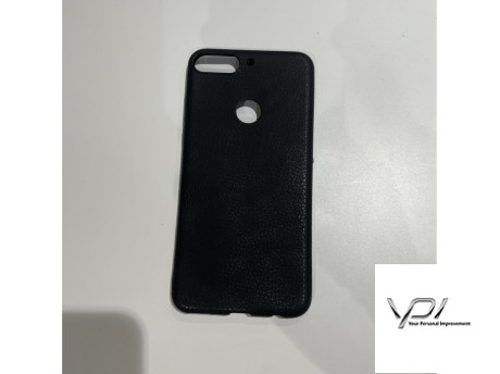 Back Cover Leather Huawei Y7 Prime (2018) Black